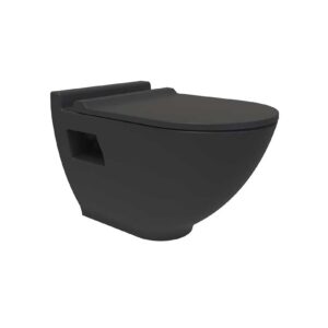 Bien HARMONY - WALL HUNG WC PANS NO-RIM SATIN BLACK